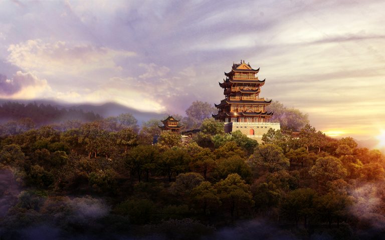 1205-南天门第三轮黄昏鸟瞰-副本